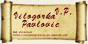 Vilogorka Pavlović vizit kartica